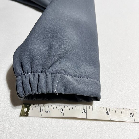 Gray Boys Size M Columbia Fall Jacket with Neon Green Zipper - Picture 15 of 16